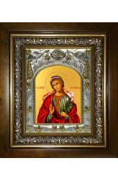 Икона Мирослава Константинопольская, 14x18 см, в деревянном киоте 20х24 см, арт вк-4880