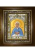 Икона Пелагия Дивеевская, 14x18 см, в деревянном киоте 20х24 см, арт вк-4889