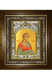 Икона Руфина Кесарийская, 14x18 см, в деревянном киоте 20х24 см, арт вк-4895