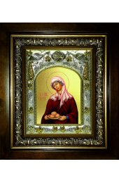 Икона Сарра Праведная, 14x18 см, в деревянном киоте 20х24 см, арт вк-4898