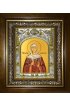 Икона Севастиана Гераклейская, 14x18 см, в деревянном киоте 20х24 см, арт вк-4900