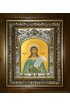 Икона Серафима дева, 14x18 см, в деревянном киоте 20х24 см, арт вк-4901