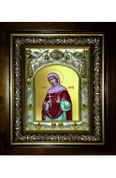 Икона Хиония Аквилейская, 14x18 см, в деревянном киоте 20х24 см, арт вк-4920