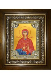Икона Зинаида мученица, 18x24 см, со стразами, в деревянном киоте, арт вк-4921
