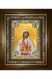 Икона Злата мученица, 18x24 см, со стразами, в деревянном киоте, арт вк-4922