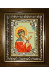 Икона Иулиания Лазаревская, 18x24 см, со стразами, в деревянном киоте, арт вк-4928