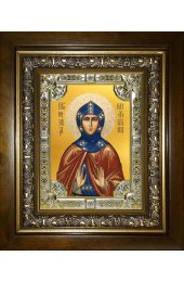 Икона Мария Константинопольская, 18x24 см, со стразами, в деревянном киоте, арт вк-4937