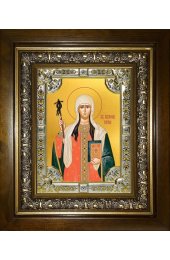 Икона Нина просветительница Грузии, 18x24 см, со стразами, в деревянном киоте, арт вк-4944