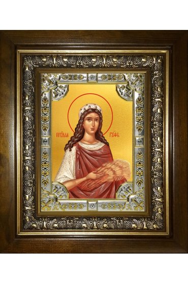 Икона Руфь праведная, 18x24 см, со стразами, в деревянном киоте, арт вк-4948