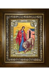 Икона Татиана (Татьяна) Римская, 18x24 см, со стразами, в деревянном киоте, арт вк-4955