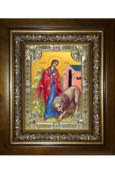 Икона Татиана (Татьяна) Римская, 18x24 см, со стразами, в деревянном киоте, арт вк-4955
