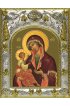 Икона Божья Матерь Гребневская, 14x18 в серебряном окладе, арт вк-4968