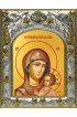 Икона Божьей Матери Петровская, 14x18 в серебряном окладе, арт вк-4996