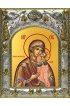 Икона Божья Матерь Толгская, 14x18 в серебряном окладе, арт вк-5019