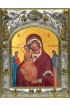 Икона Божья Матерь Трех Радостей, 14x18 в серебряном окладе, арт вк-5021
