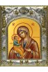 Икона Божьей Матери Холмская, 14x18 в серебряном окладе, арт вк-5037