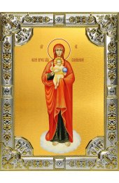 Икона Божья Матерь Валаамская 18 х 24 со стразами, арт вк-5055