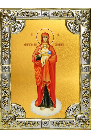 Икона Божья Матерь Валаамская 18 х 24 со стразами, арт вк-5055