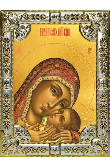 Икона Божья Матерь Корсунская 18 х 24 со стразами, арт вк-5066