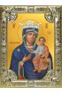 Икона Божья Матерь Юровичская Милосердная 18 х 24 со стразами, арт вк-5067