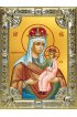 Икона Божьей Матери Новодворская 18 х 24 со стразами, арт вк-5071