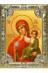 Икона Божья Матерь Отрада и Утешение 18 х 24 со стразами, арт вк-5077