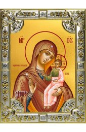Икона Божья Матерь Седмиезерская 18 х 24 со стразами, арт вк-5085