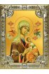 Икона Божья Матерь Страстная 18 х 24 со стразами, арт вк-5096
