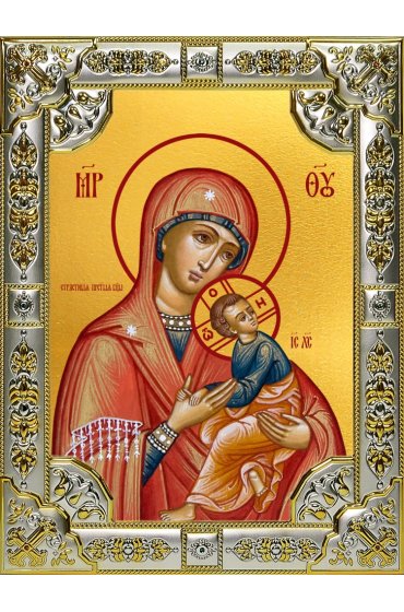 Икона Божья Матерь Страстная 18 х 24 со стразами, арт вк-5097