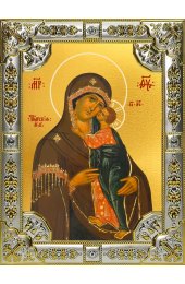 Икона Божья Матерь Толгская 18 х 24 со стразами, арт вк-5098