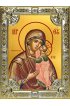Икона Божья Матерь Толгская 18 х 24 со стразами, арт вк-5099
