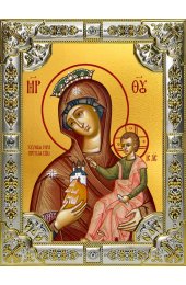 Икона Божьей Матери Тучная Гора 18 х 24 со стразами, арт вк-5103