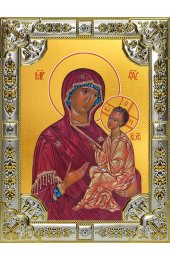 Икона Божьей Матери Хлебная (Хлебенная) 18 х 24 со стразами, арт вк-5115
