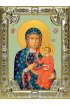 Икона Божья Матерь Ченстоховская 18 х 24 со стразами, арт вк-5119