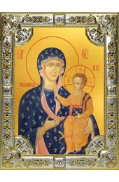 Икона Божья Матерь Ченстоховская 18 х 24 со стразами, арт вк-5120