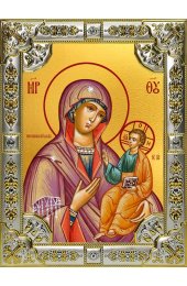 Икона Божья Матерь Ченстоховская 18 х 24 со стразами, арт вк-5121