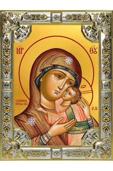 Икона Божьей Матери Чухломская 18 х 24 со стразами, арт вк-5125