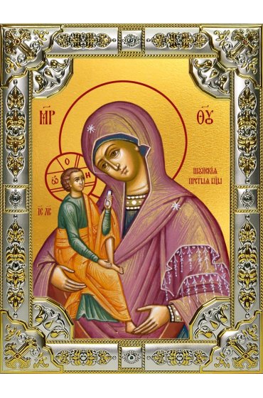 Икона Божьей Матери Шуйская 18 х 24 со стразами, арт вк-5126