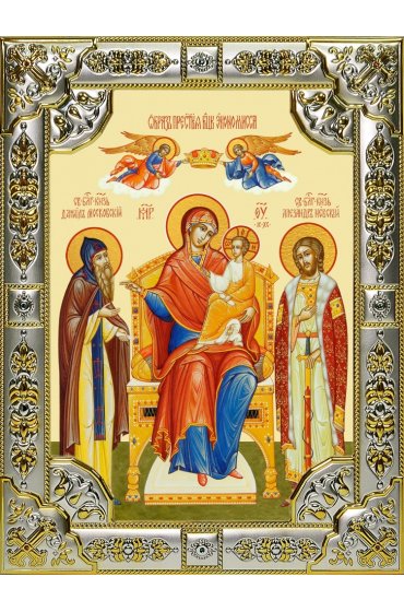 Икона Божьей Матери Экономисса 18 х 24 со стразами, арт вк-5127