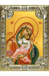 Икона Божьей Матери Яхромская 18 х 24 со стразами, арт вк-5131