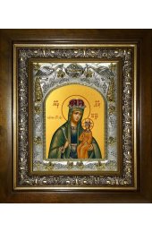Икона Божья Матерь Галатская, 14x18 см, в деревянном киоте 20х24 см, арт вк-5139