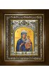 Икона Божья Матерь Юровичская Милосердная, 14x18 см, в деревянном киоте 20х24 см, арт вк-5152