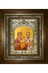 Икона Божьей Матери Оковецкая (Ржевская), 14x18 см, в деревянном киоте 20х24 см, арт вк-5164