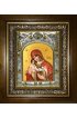 Икона Божья Матерь Скорбящая о младенцах, во чреве убиенных, 14x18 см, в деревянном киоте 20х24 см, арт вк-5178