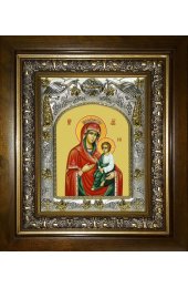 Икона Божья Матерь Скоропослушница, 14x18 см, в деревянном киоте 20х24 см, арт вк-5180