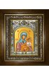Икона Божьей Матери Старорусская, 14x18 см, в деревянном киоте 20х24 см, арт вк-5185