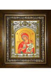 Икона Божьей Матери Тучная гора, 14x18 см, в деревянном киоте 20х24 см, арт вк-5194