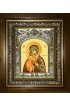 Икона Божья Матерь Феодоровская (Федоровская), 14x18 см, в деревянном киоте 20х24 см, арт вк-5205
