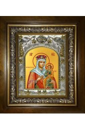 Икона Божья Матерь Цареградская, 14x18 см, в деревянном киоте 20х24 см, арт вк-5209