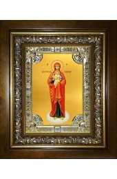 Икона Божья Матерь Валаамская, 18x24 см, со стразами, в деревянном киоте, арт вк-5226